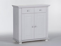 Commode laurel met opzetstuk - wit - afbeelding 2 van  3