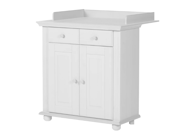 Commode laurel met opzetstuk - wit - afbeelding 3 van  3