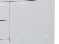 Commode peso 1 deur 4 lades - wit - afbeelding 1 van  2