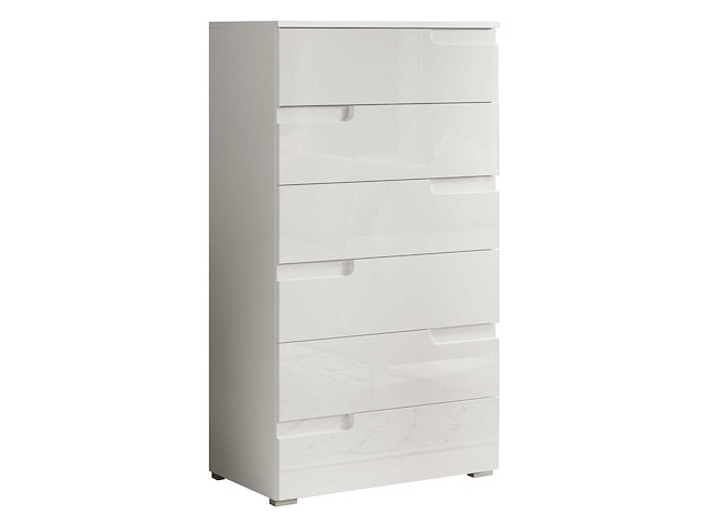 Commode peso 6 lades - wit - afbeelding 1 van  7