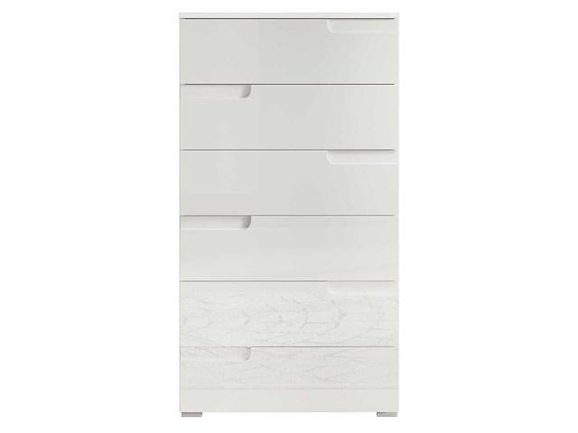 Commode peso 6 lades - wit - afbeelding 4 van  7