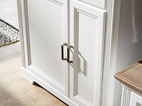 Commode samine 3 deuren & 1 lade - wit/eik - afbeelding 4 van  4