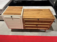 Commode – walnoot hout look - afbeelding 2 van  4