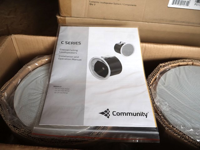 Community c6 inbouwspeaker (x3) - afbeelding 4 van  6