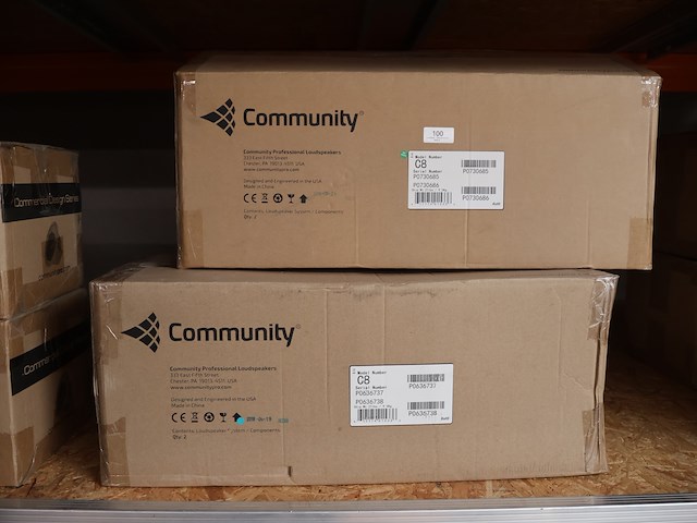 Community c8 inbouwspeaker (x2) - afbeelding 1 van  3