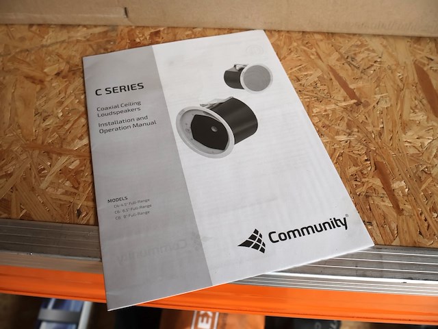Community c8 inbouwspeaker (x2) - afbeelding 3 van  3