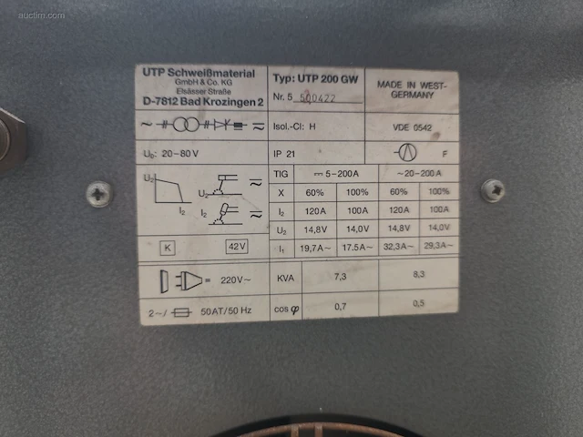 Compact lastoestel utp 200 gw - afbeelding 3 van  3