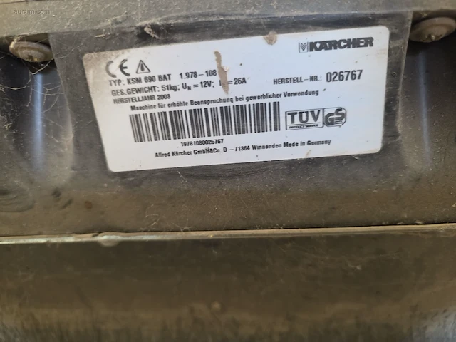 Compacte, achterloop- of handgeleide veegmachine kärcher - afbeelding 3 van  3