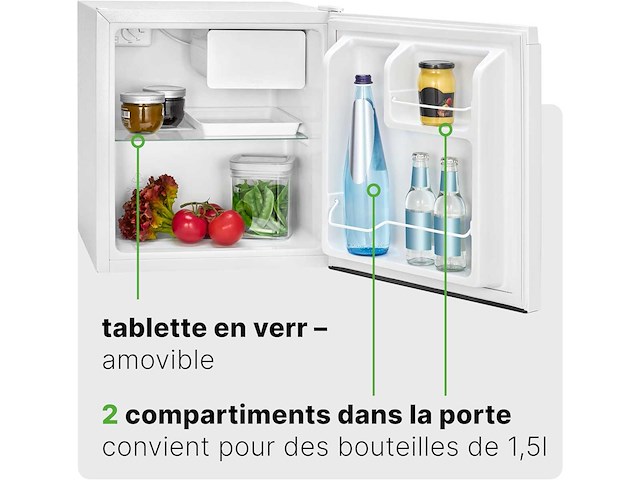Compacte koelkast met vriescompartiment/koeler kb 7245 - afbeelding 1 van  5