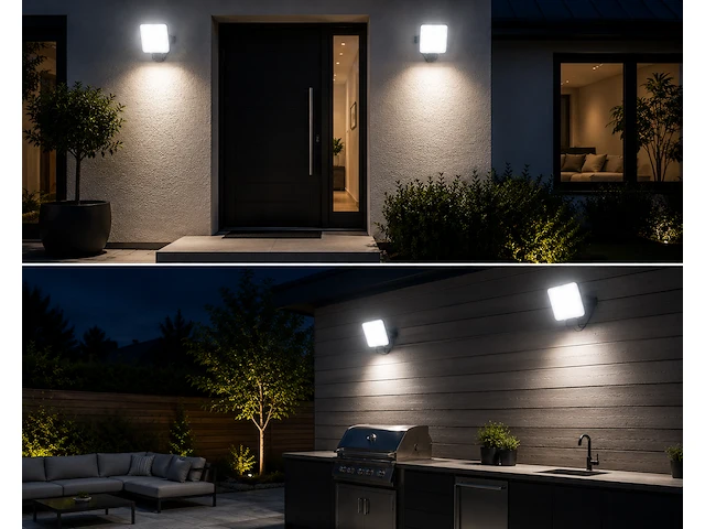 Compacte led frameless floodlight – 100w – 6400k koud wit – ip66 – pegasus-100 (10 stuks) - afbeelding 1 van  5
