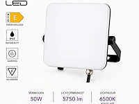 Compacte led frameless floodlight – 50w – 6400k koud wit – ip66 – pegasus-50 (10 stuks) - afbeelding 4 van  5