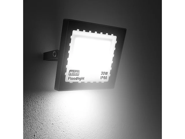 Compacte mini led schijnwerper – 30w – 6500k koud wit – ip65 – minions-30 (6 stuks) - afbeelding 1 van  5