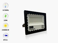 Compacte mini led schijnwerper – 30w – 6500k koud wit – ip65 – minions-30 (6 stuks) - afbeelding 4 van  5