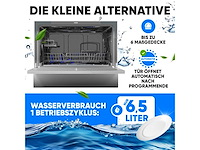 Compacte vaatwasser tsg7405-wit, 6 instellingen - afbeelding 2 van  8