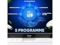 Compacte vaatwasser tsg7405-wit, 6 instellingen - afbeelding 6 van  8