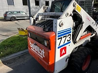 Compactlader met bak, veegmachine en vorken, bobcat 773, bouwjaar 1999, serienummer 509617404, 33 kw, 2.700 kg, wielaandrijving - afbeelding 2 van  8