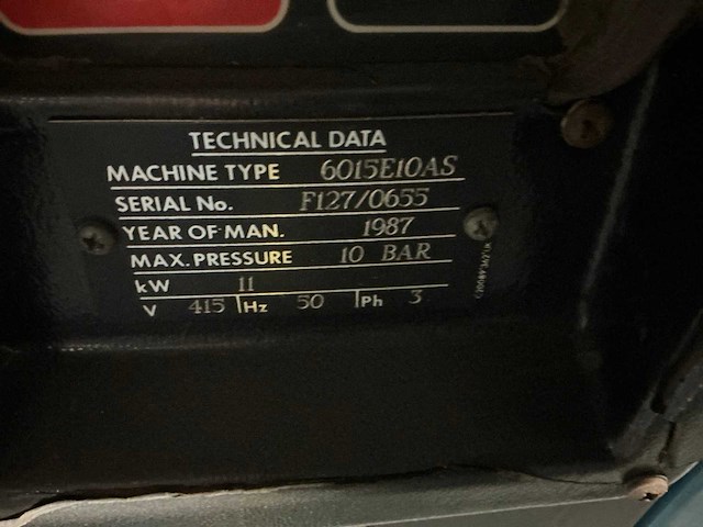 Compair broomwade 6016e luchtcompressor - afbeelding 5 van  5