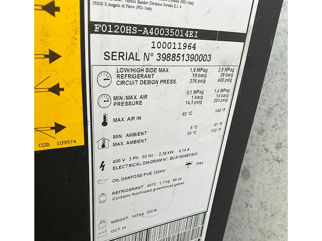 Compair f120hs luchtdroger - afbeelding 3 van  3