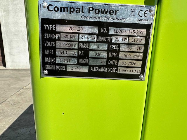 Compal power - 2026 - vg-r30 - stroomgenerator - afbeelding 9 van  17