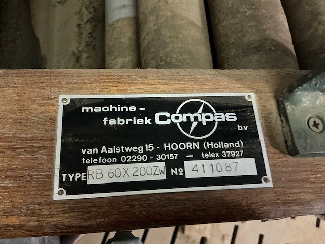 Compas - 2014 - rb60x200zw - aardappel transport-/transportband2 - afbeelding 7 van  9