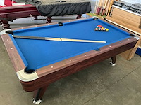 Competition pooltafel blauw - verpakt - afbeelding 1 van  8