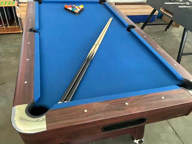 Competition pooltafel blauw - afbeelding 7 van  8