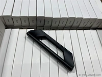 Compleet glazen schuifdeursysteem 3 deurs, veiligheidsglas 10 mm, 2820 mm breed, 3 stuks deuren 960 mm 2150 mm hoog, antraciet lichtgrijs ral 7016 - afbeelding 10 van  13
