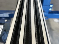 Compleet glazen schuifdeursysteem 4 deurs, veiligheidsglas 10 mm, 3750 mm breed, 4 stuks deuren 960 mm 2250 mm hoog, antraciet lichtgrijs ral 7016 - afbeelding 13 van  13