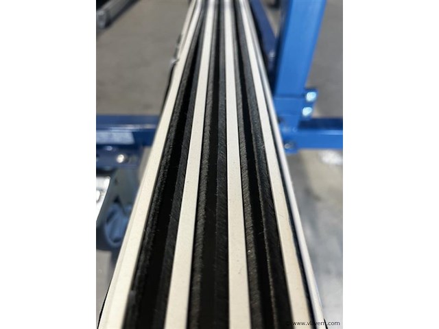 Compleet glazen schuifdeursysteem 4 deurs, veiligheidsglas 10 mm, 4030 mm breed, 4 stuks deuren 1030 mm 2400 mm hoog, antraciet lichtgrijs ral 7016 - afbeelding 13 van  13