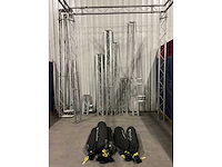 Compleet moduleerbare stand met doeken - afbeelding 10 van  11