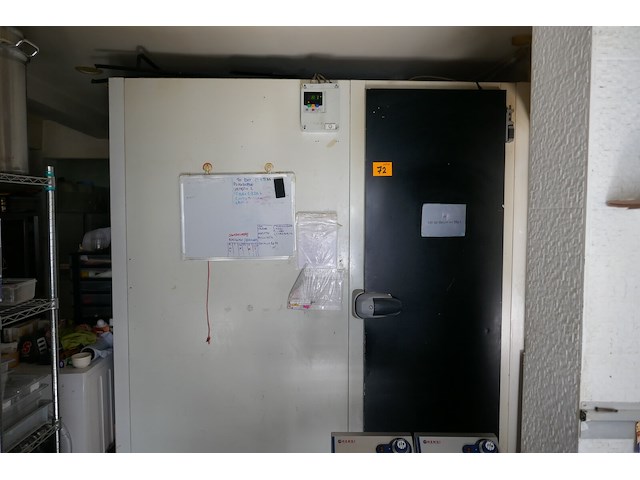 Complete demontabele koelcel met deur en koelunit - afbeelding 1 van  5