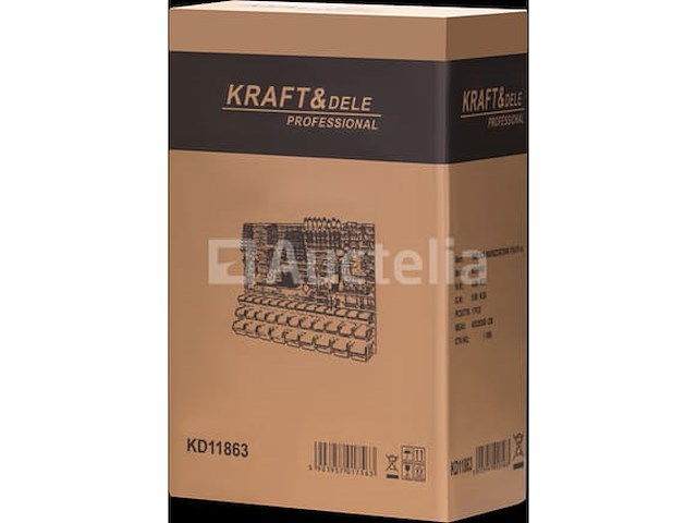 Complete gereedschapsorganisatiekit – 76 stuks - afbeelding 1 van  6