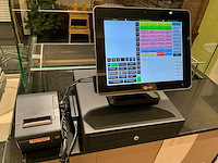 Complete kassaset / pos systeem - labelprinter - weegschaal - muntenteller - afbeelding 10 van  14