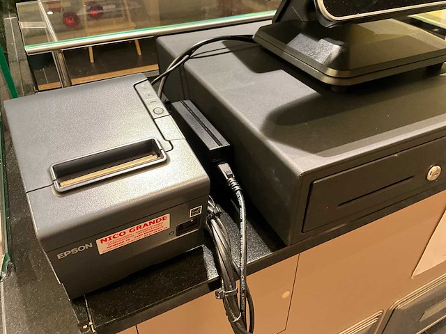 Complete kassaset / pos systeem - labelprinter - weegschaal - muntenteller - afbeelding 11 van  14