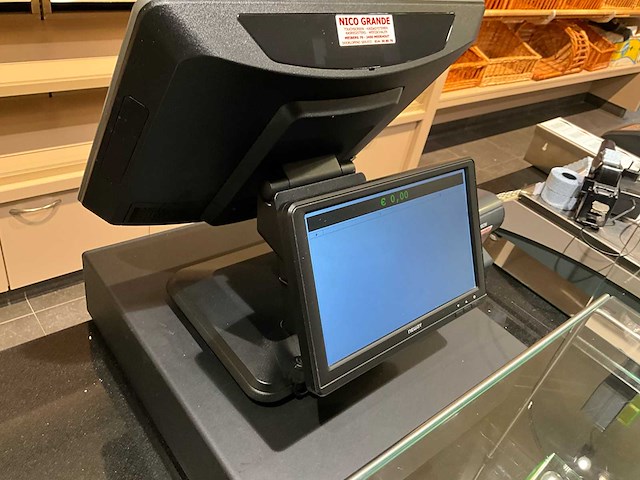 Complete kassaset / pos systeem - labelprinter - weegschaal - muntenteller - afbeelding 12 van  14