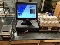 Complete kassaset / pos systeem - labelprinter - weegschaal - muntenteller - afbeelding 2 van  14