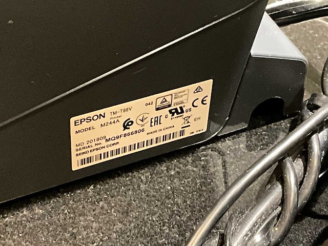 Complete kassaset / pos systeem - labelprinter - weegschaal - muntenteller - afbeelding 6 van  14