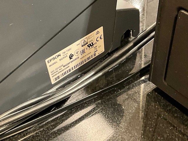 Complete kassaset / pos systeem - labelprinter - weegschaal - muntenteller - afbeelding 10 van  14