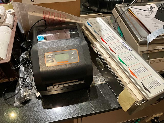 Complete kassaset / pos systeem - labelprinter - weegschaal - muntenteller - afbeelding 11 van  14