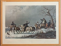 Complete reeks van 4 antieke franse... - afbeelding 4 van  4