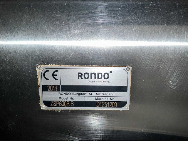 Complete rondo industriële deegverwerkingslijn – bouwjaar 2011 – smartline - afbeelding 11 van  41
