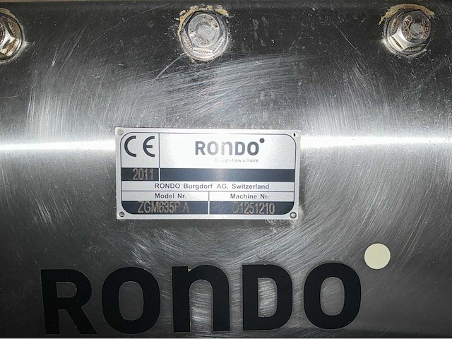 Complete rondo industriële deegverwerkingslijn – bouwjaar 2011 – smartline - afbeelding 14 van  41
