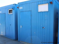 Complete sanitair container