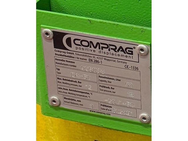 Comprag condens seperator voor ijsstralen / zandstralen - afbeelding 2 van  2