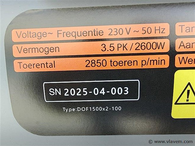 Compressor 100 liter olievrij - afbeelding 6 van  15