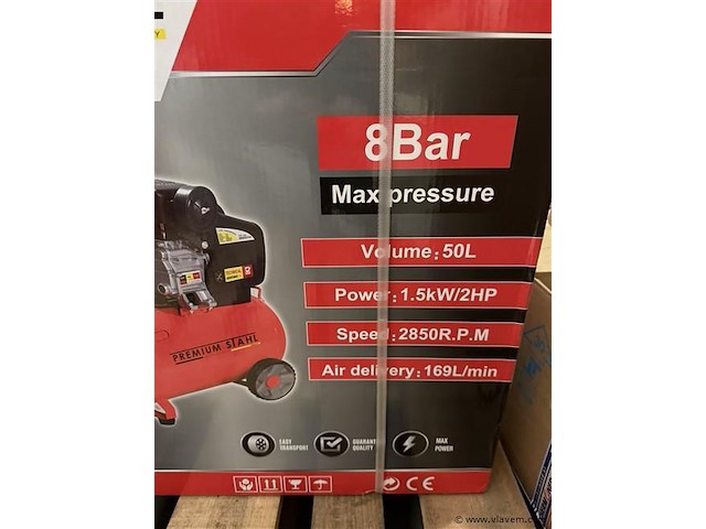 Compressor 50 liter - afbeelding 2 van  3