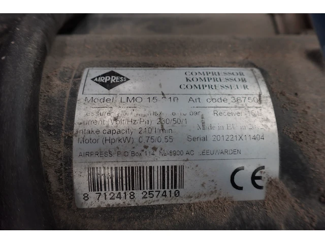 Compressor airpress - afbeelding 4 van  4