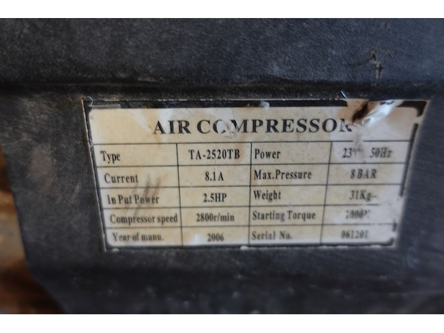 Compressor asam + zandstraalmachine - afbeelding 6 van  7