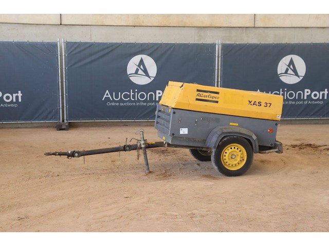 Compressor atlas copco xas37 diesel 18.5kw 2007 - afbeelding 1 van  1