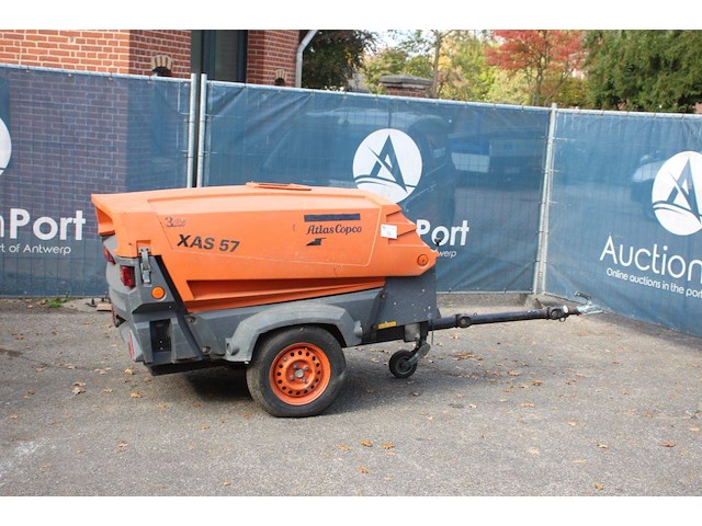 Compressor atlas copco xas57dd diesel 7bar 2008 - afbeelding 1 van  1